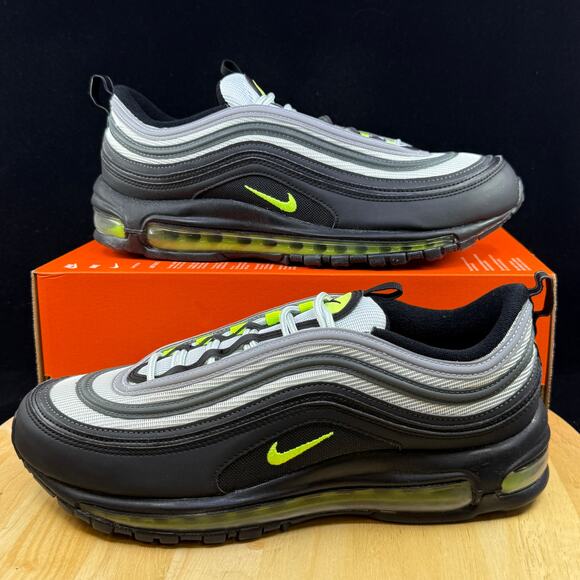Nike Air Max 97 Icons Mens Size 9 Volt Platinum Black Green DX4235-001 main image 4